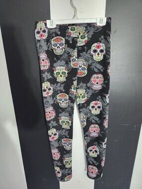 Sugar Skull Print Leggings